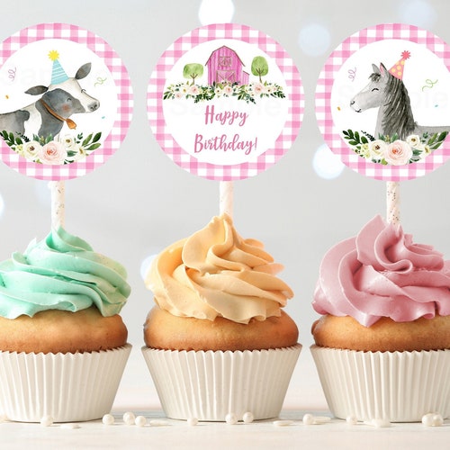 Paper & Party Supplies Party Supplies INSTANT DOWNLOAD Farm Girl