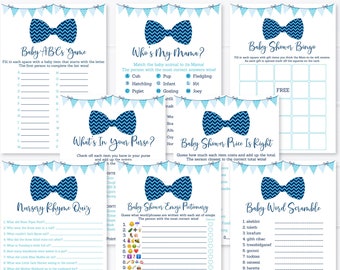 Bowtie Baby Shower | Etsy