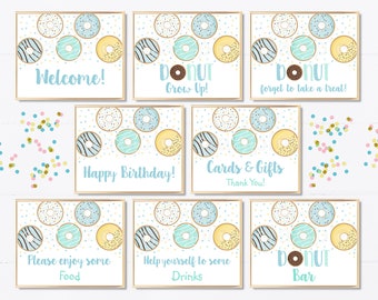 Download Donut Party Signs Etsy