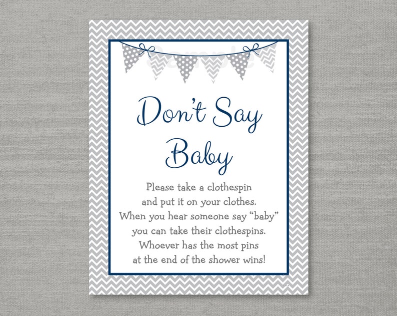 Mobel Wohnen Don T Say Baby Baby Shower Game Dummy Necklace Charm Party Decoration Girl Boy Partyspiele Avacapitalgroup Com