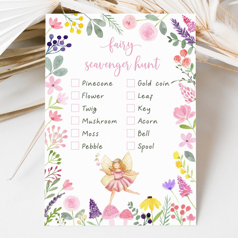 Fairy Scavenger Hunt - Etsy