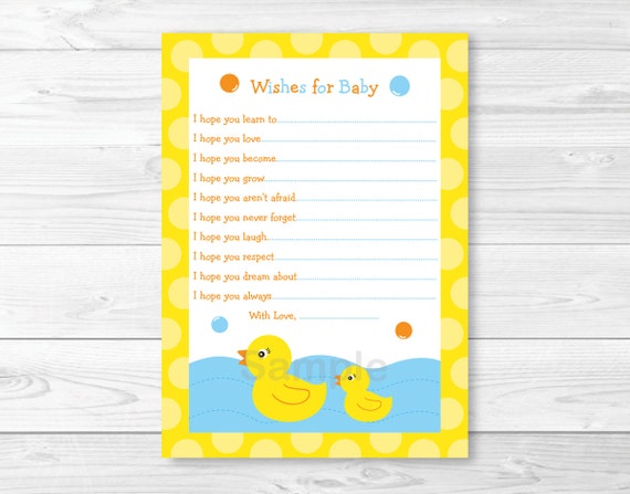 Cute Rubber Duck Wishes For Baby Cards Rubber Duck Baby Shower Cute Rubber Duck Wishes For Baby Cards Rubber Duck Baby Shower