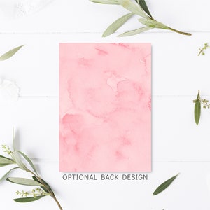 May include: A pink watercolor background with a subtle texture. The background is perfect for a wedding invitation or other special occasion.
