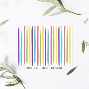 Editable Art Party Birthday Thank You Card Dress for A Mess Girl ...