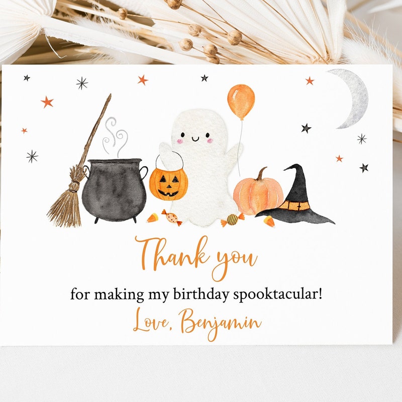 Spooky Thank You Cards - Etsy