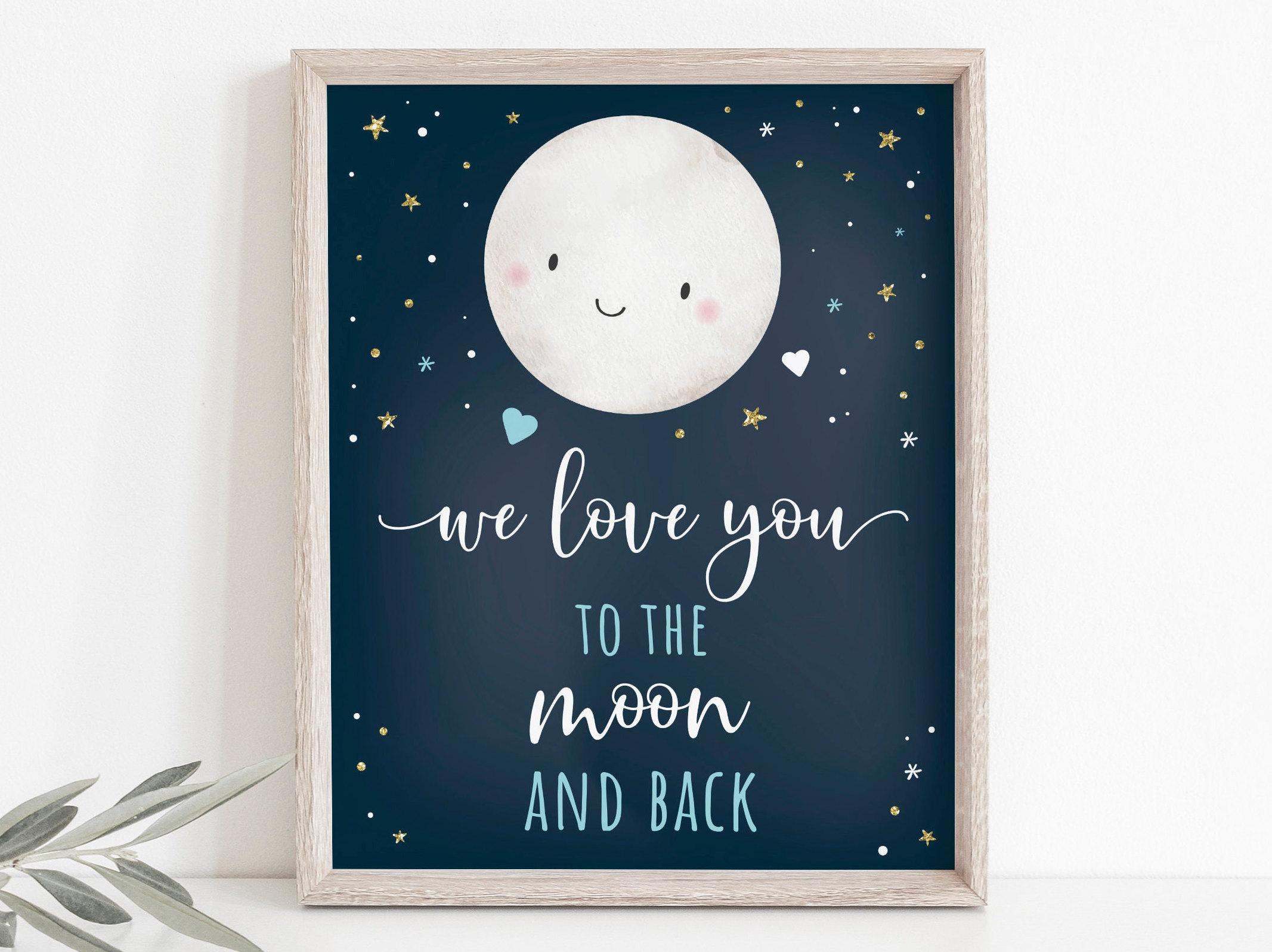 Lillian Rose Panneau Décoratif « Love You To The Moon And
