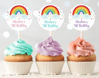 Rainbow Birthday Banner Rainbow Birthday Decorations Rainbow Themed  Birthday Party Rainbow Themed Baby Shower 
