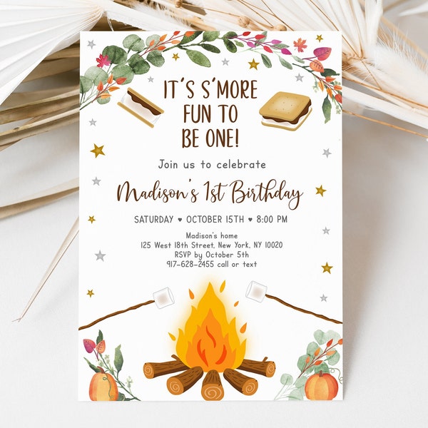 Smore Fun to Be One - Etsy