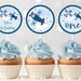 Free Printable Cupcake Toppers Baby Boy Airplane