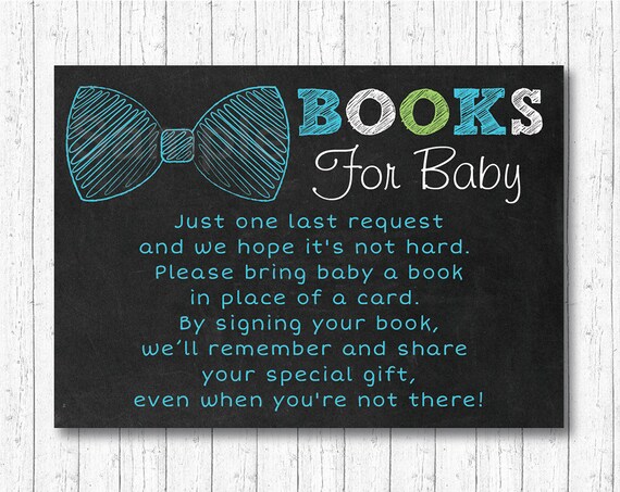 Bow Tie Baby Shower Book Request Cards / Bow Tie Baby Shower / Little Man Baby Shower / Books For Baby / INSTANT DOWNLOAD A202 Il_570xn