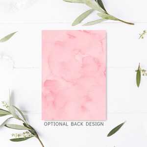 May include: A pink watercolor background with a subtle texture. The background is perfect for a wedding invitation or other special occasion.