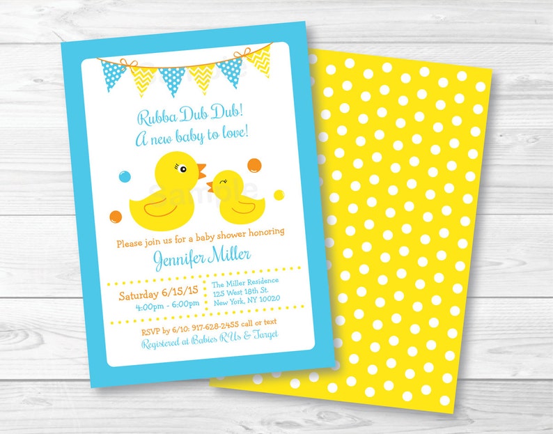Rubber Duck Baby Shower Invitation Rubber Duck Baby Shower Etsy Rubber Duck Baby Shower Invitation Rubber Duck Baby Shower Etsy