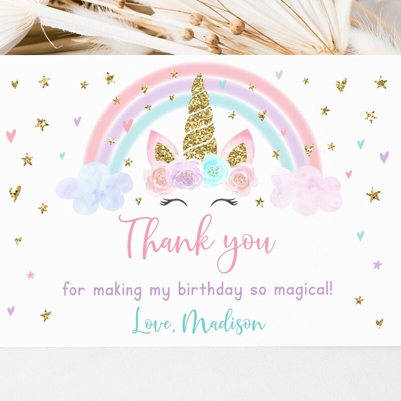 Thank You Cards Printable - Etsy
