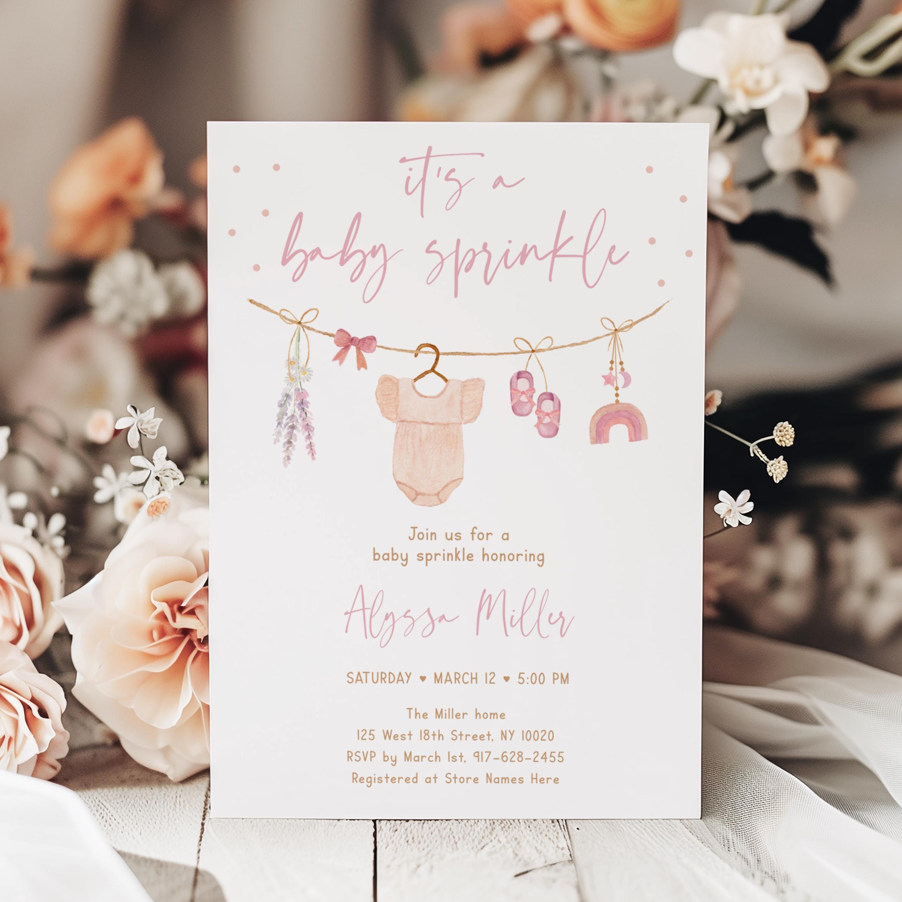 Baby Sprinkle Decor