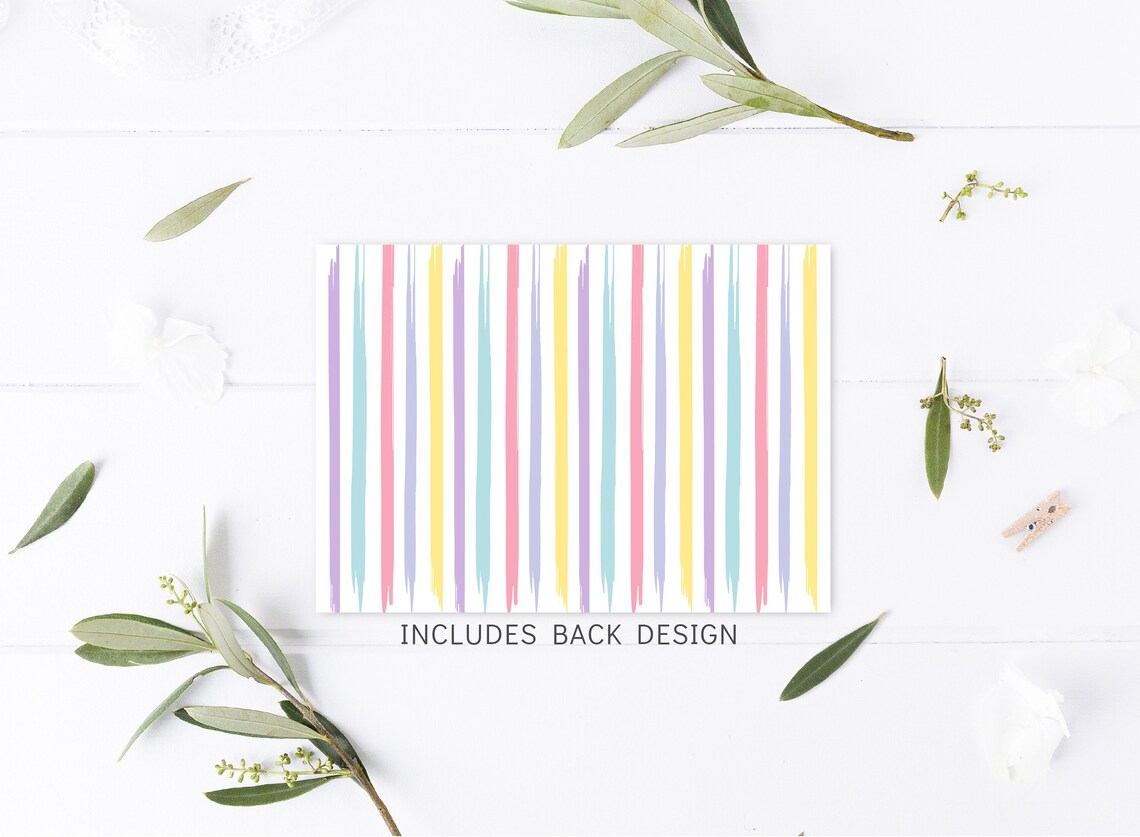Editable Art Party Birthday Thank You Card Dress for A Mess Girl Pastel ...