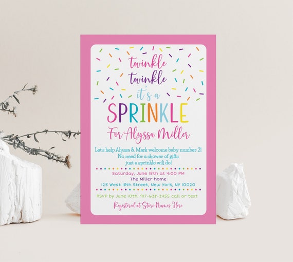printable baby sprinkle invitations