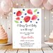 Editable Donut Baby Sprinkle Invitation, Donuts &amp; Diapers Baby Sprinkle ...
