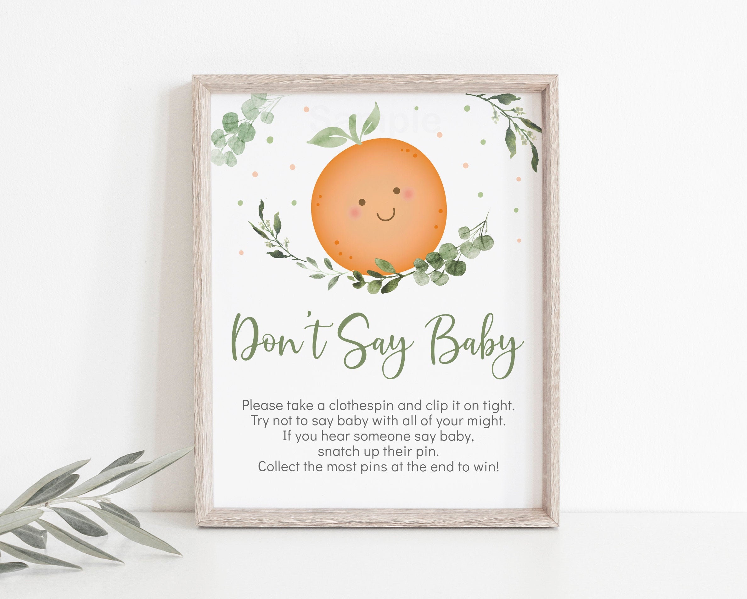 Little Cutie Don't Say Baby Game Little Cutie on the way Etsy