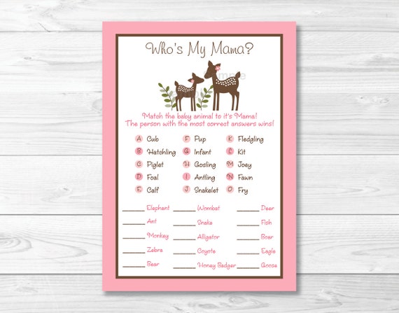 Predictions for Baby Baby Shower Game Cute UNICORN SILVER GLITTER 20 players