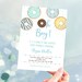 Editable Donut Baby Sprinkle Invitation, Donuts &amp; Diapers, Baby Boy ...
