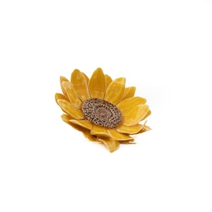 陶器の花 ひまわり 8 cm (3.1 インチ)