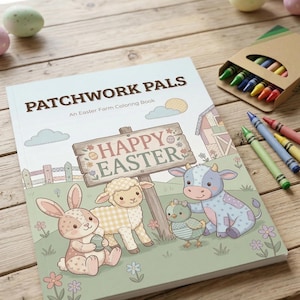 Patchwork Pals: An Easter Farm Coloring Book