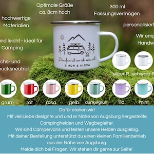 Camper mug personalized, camping accessories, camping gift, camping mug with name, camper coffee mug, men's gift, tent, camping image 9