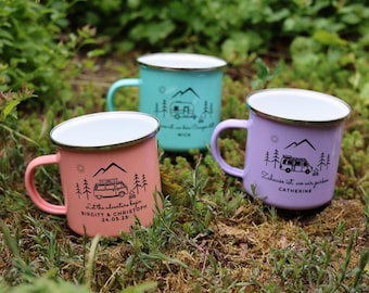 Camper mug personalized, camping accessories, camping gift, camping mug with name, camper coffee mug, men's gift, tent, camping
