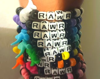 Dinosaur Kandi Bracelets