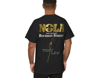 Tiny Lou NOLA Bourbon Street T-Shirt Unleash Your Inner Mardi Gras Spirit!