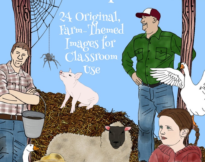 Charlotte's Web Inspired Clip Art - Etsy