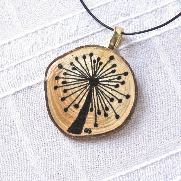 Podflower Branch Pendant with Cord