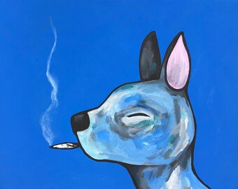 Blue skies at the fire pit