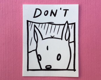 DON’T (sticker)