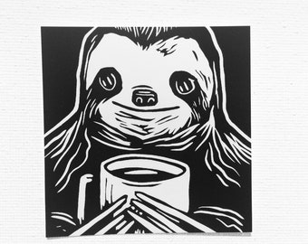 Coffee sloth