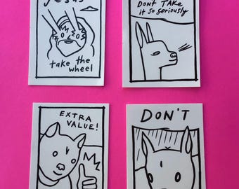 DON’T sticker pack (4 new stickers!)