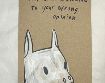 Wrong opinion