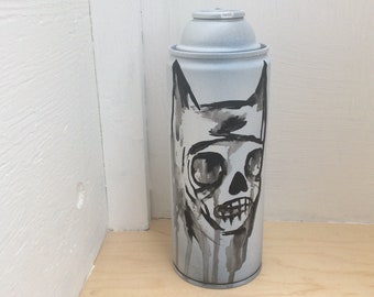 Starheadboy (hand painted spray paint can)