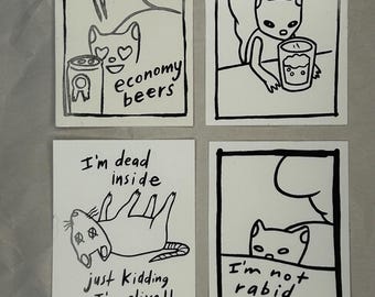 I’m not rabid (sticker pack)