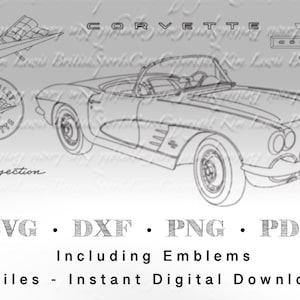 1961 Chevrolet Corvette C1 - Incl. Emblems