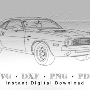 1970 Dodge Challenger R/T - SVG