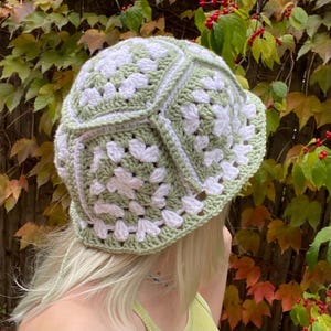 Custom Granny Square Bucket Hat, Personalized Crochet Bucket Hat, Cute Crochet Sun Hat, Handmade Holiday Gift, Customizable Warm Crochet Hat