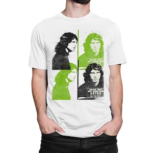 Jim Morrison Mugshot T-Shirt, The Doors Shirt, Men&#39;s and Women&#39;s Sizes
