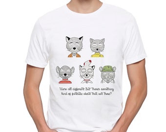 Fantastic Mr. Fox by Wes Anderson T-Shirt, Men&#39;s and Women&#39;s Sizes