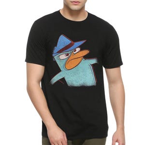 Perry the Platypus Agent P T-Shirt, Phineas and Ferb Shirt, Men&#39;s Women&#39;s Sizes (PRR-67521)