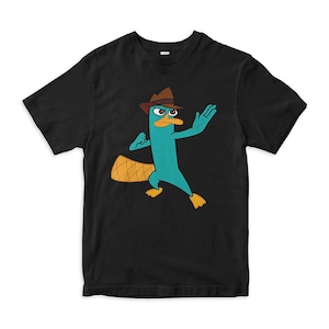 Perry the Platypus T-Shirt, Phineas and Ferb Shirt, Men&#39;s Women&#39;s Sizes (PRR-77021)