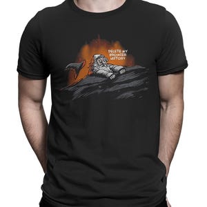 Gandalf Delete My Browser History Funny T-Shirt, J. R. R. Tolkien Shirt, Men&#39;s and Women&#39;s Sizes