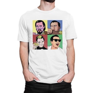 Leonardo DiCaprio Meme Faces T-Shirt, Men&#39;s Women&#39;s Sizes (LEO-34722)
