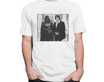 Elvis Presley with Darth Vader Funny T-Shirt, Men&#39;s and Women&#39;s Sizes