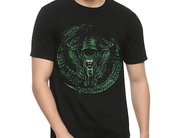 Alien X-ray T-shirt / Xenomorph Anatomy 100% Cotton Tee / Men's